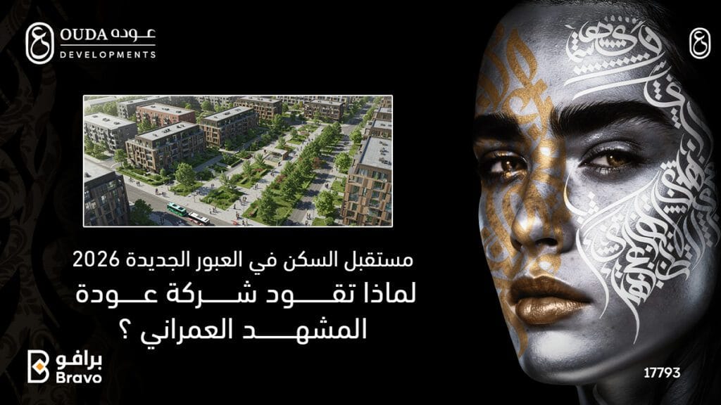 Modern architectural designs and urban planning in New Obour City 2026 by Ouda Developments.